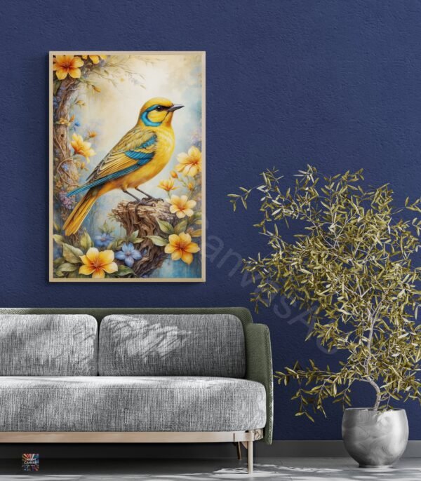 Beautiful Bird Wall Art | Floral Bird Print | Digital Download | Nature Decor | Home Decor | Bird Art | Instant Download | 3 - Image 5