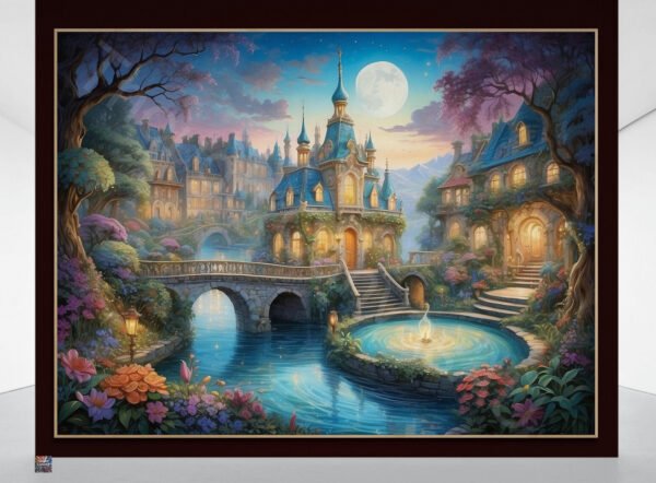 Fantasy Art Print |  Fairytale Illustration |  Home Decor | Instant Download | 1