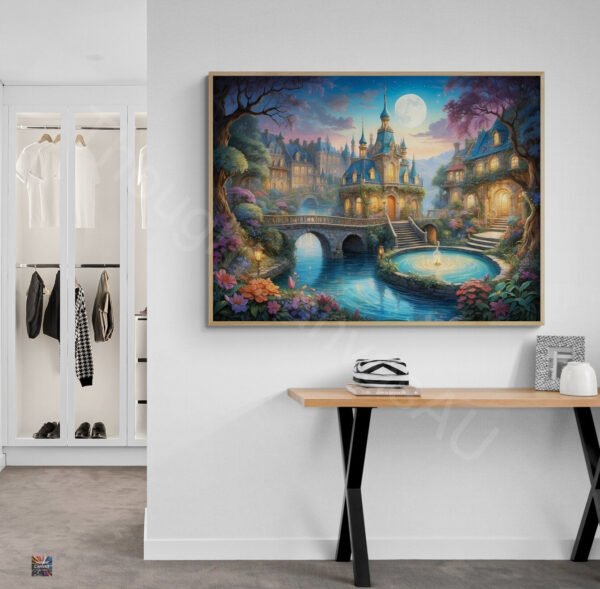 Fantasy Art Print |  Fairytale Illustration |  Home Decor | Instant Download | 1 - Image 2