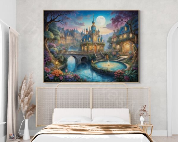 Fantasy Art Print |  Fairytale Illustration |  Home Decor | Instant Download | 1 - Image 3