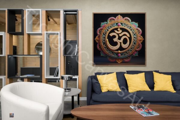Om Symbol Printable | Digital Art Print I Wall Decor | Spiritual Download | Yoga Meditation Gift | Mindfulness Wall Decor | Instant Download - Image 5