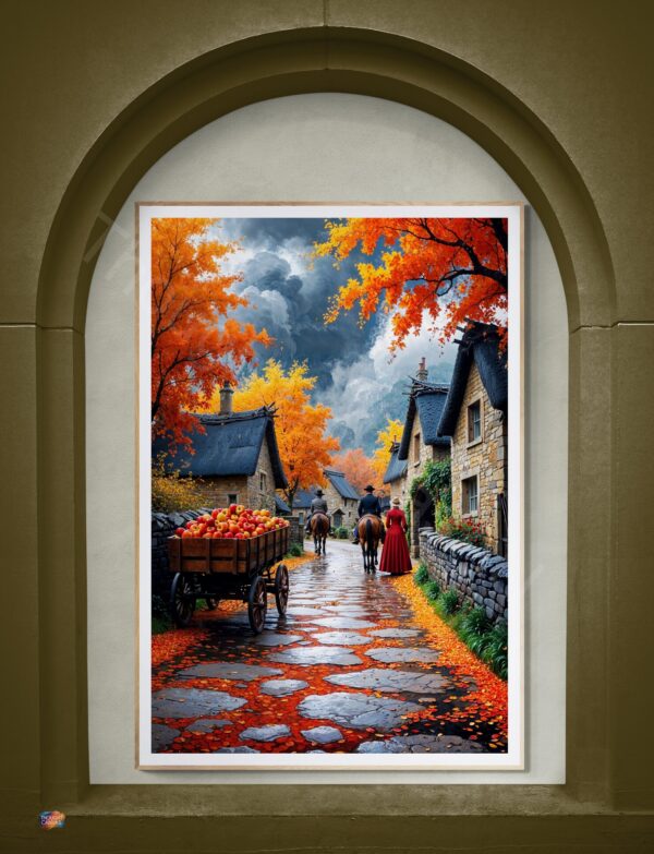 Impressionist Village Art 1 - 4