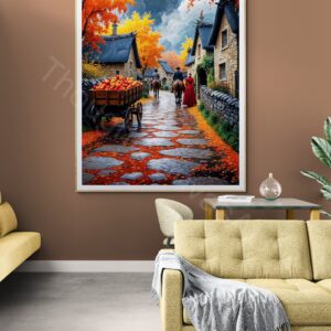 Impressionist Village Art 1 - 5