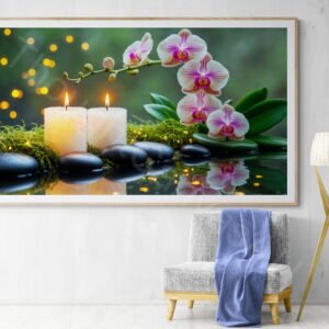 Candle and Orchids 1 - 3