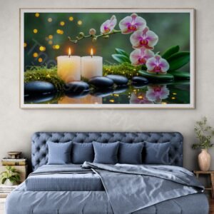 Candle and Orchids 1 - 4