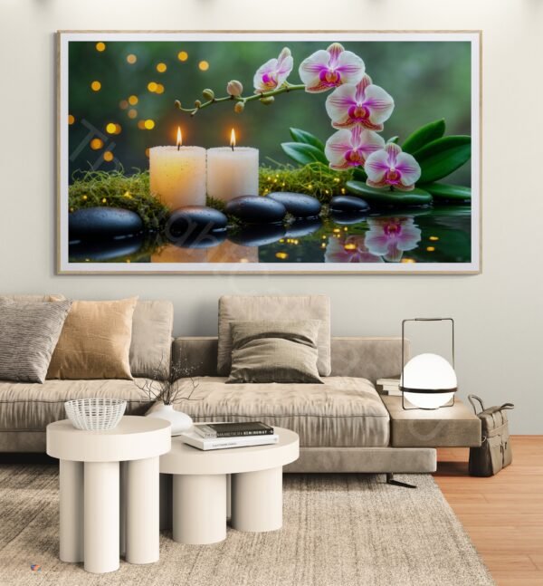 Candle and Orchids 1 - 5