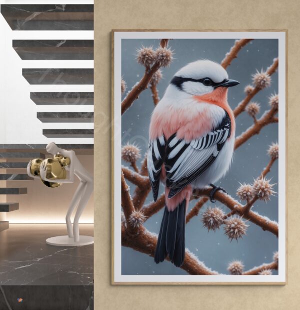 Pink and White Bird 1 - 1