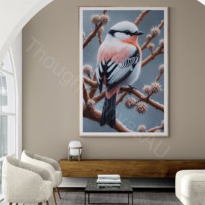 Pink and White Bird 1 - 2