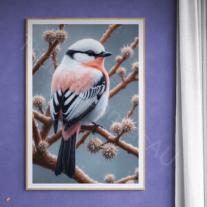Pink and White Bird 1 - 3