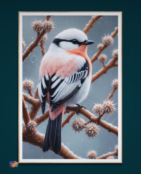 Pink and White Bird 1 - 4
