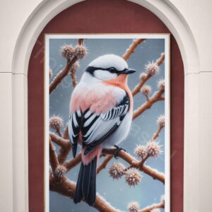 Pink and White Bird 1 - 5