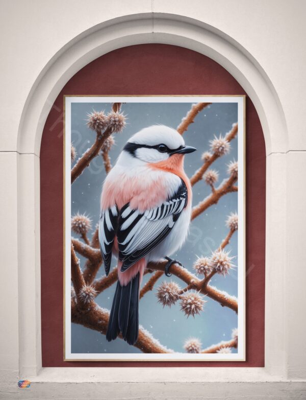 Pink and White Bird 1 - 5