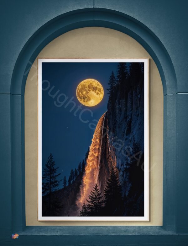 Orange Moon Waterfall 1 - 2