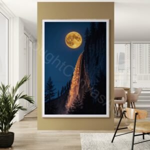 Orange Moon Waterfall 1 - 3