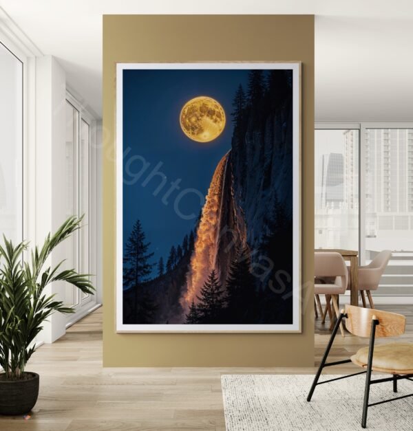 Orange Moon Waterfall 1 - 3