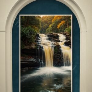 Waterfall Landscape Art Print 1 - 3