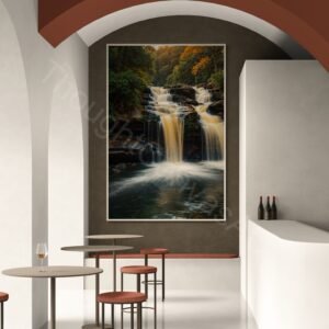 Waterfall Landscape Art Print 1 - 5