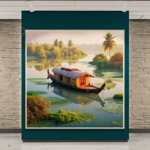 Kerala Houseboat Art 1 - 3