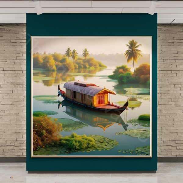 Kerala Houseboat Art 1 - 3
