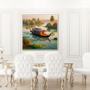 Kerala Houseboat Art 1 - 4