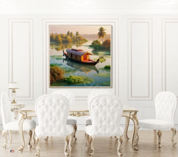 Kerala Houseboat Art 1 - 4