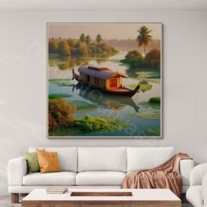 Kerala Houseboat Art 1 - 5