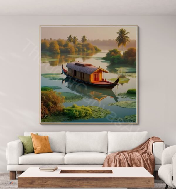 Kerala Houseboat Art 1 - 5