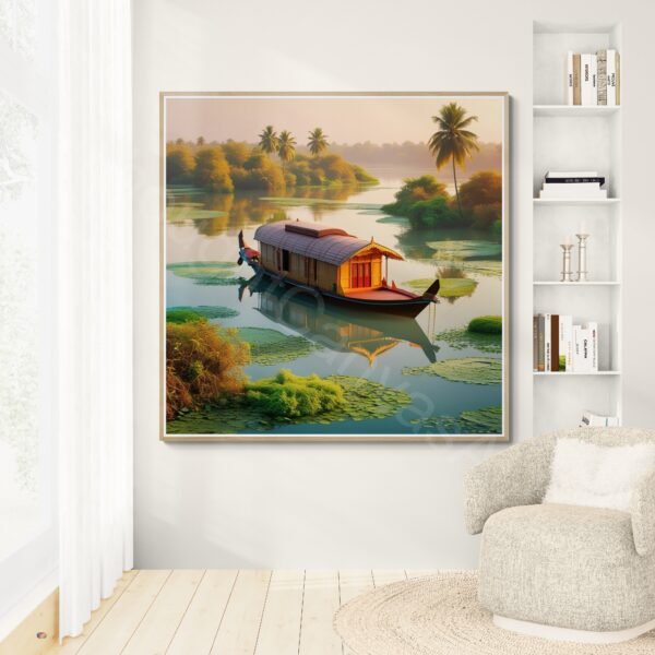 Kerala Houseboat Art 1 - 6