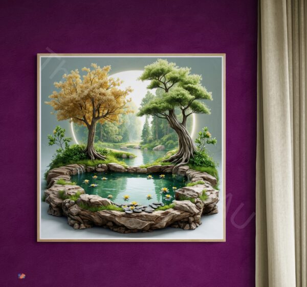 Miniature Pond Art 1 - 4