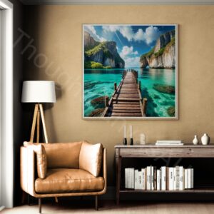 Turquoise Sea Boardwalk Art 1 - 5