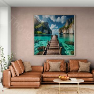 Turquoise Sea Boardwalk Art 1 - 6