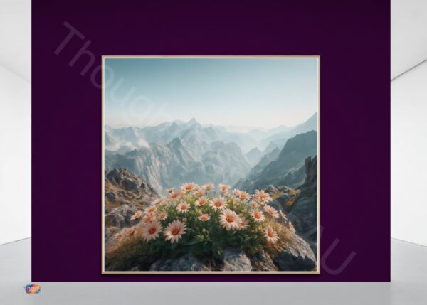 Vibrant Mountain Floral Art 1 - 2