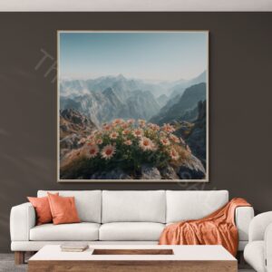 Vibrant Mountain Floral Art 1 - 3