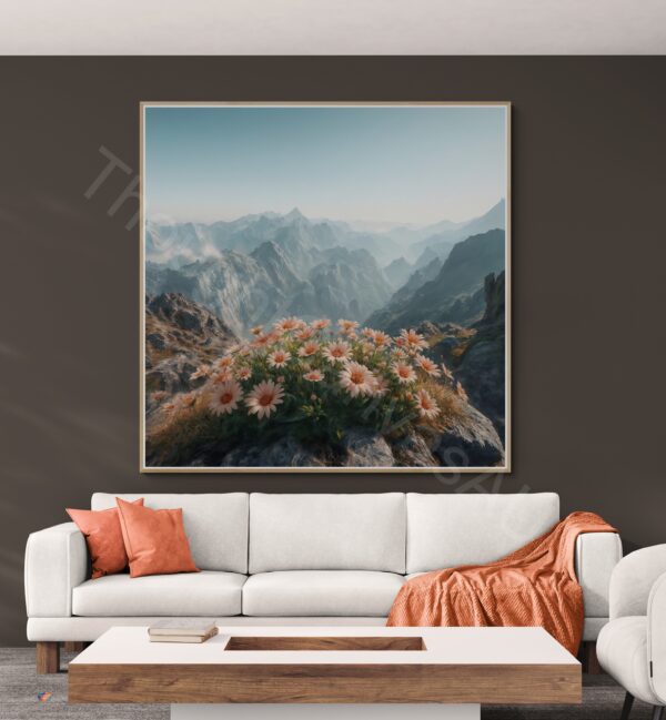 Vibrant Mountain Floral Art 1 - 3