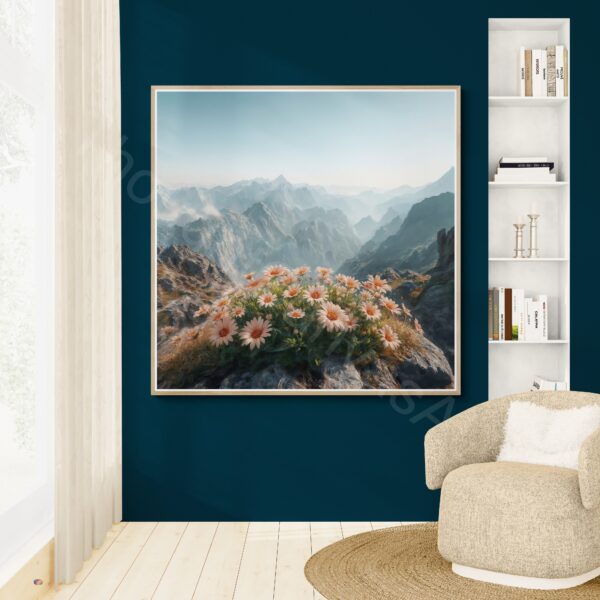 Vibrant Mountain Floral Art 1 - 4