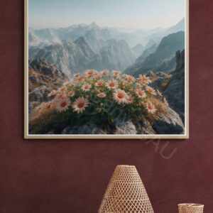 Vibrant Mountain Floral Art 1 - 5
