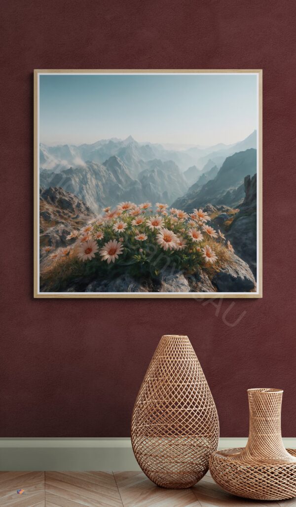 Vibrant Mountain Floral Art 1 - 5