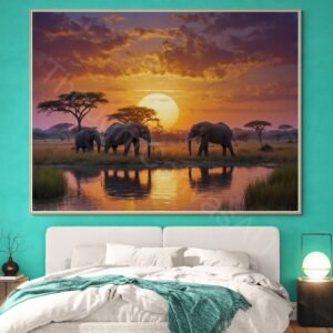 Serene African Wildlife Art 1 - 3