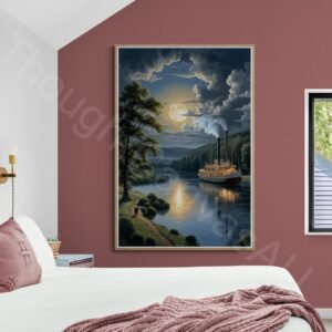 Tranquil Night River Art 1 - 3