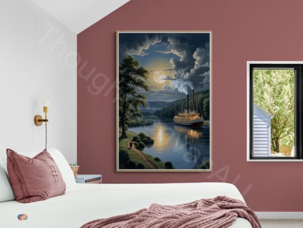Tranquil Night River Art 1 - 3