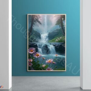 Tranquil Waterfall Art 1 - 1