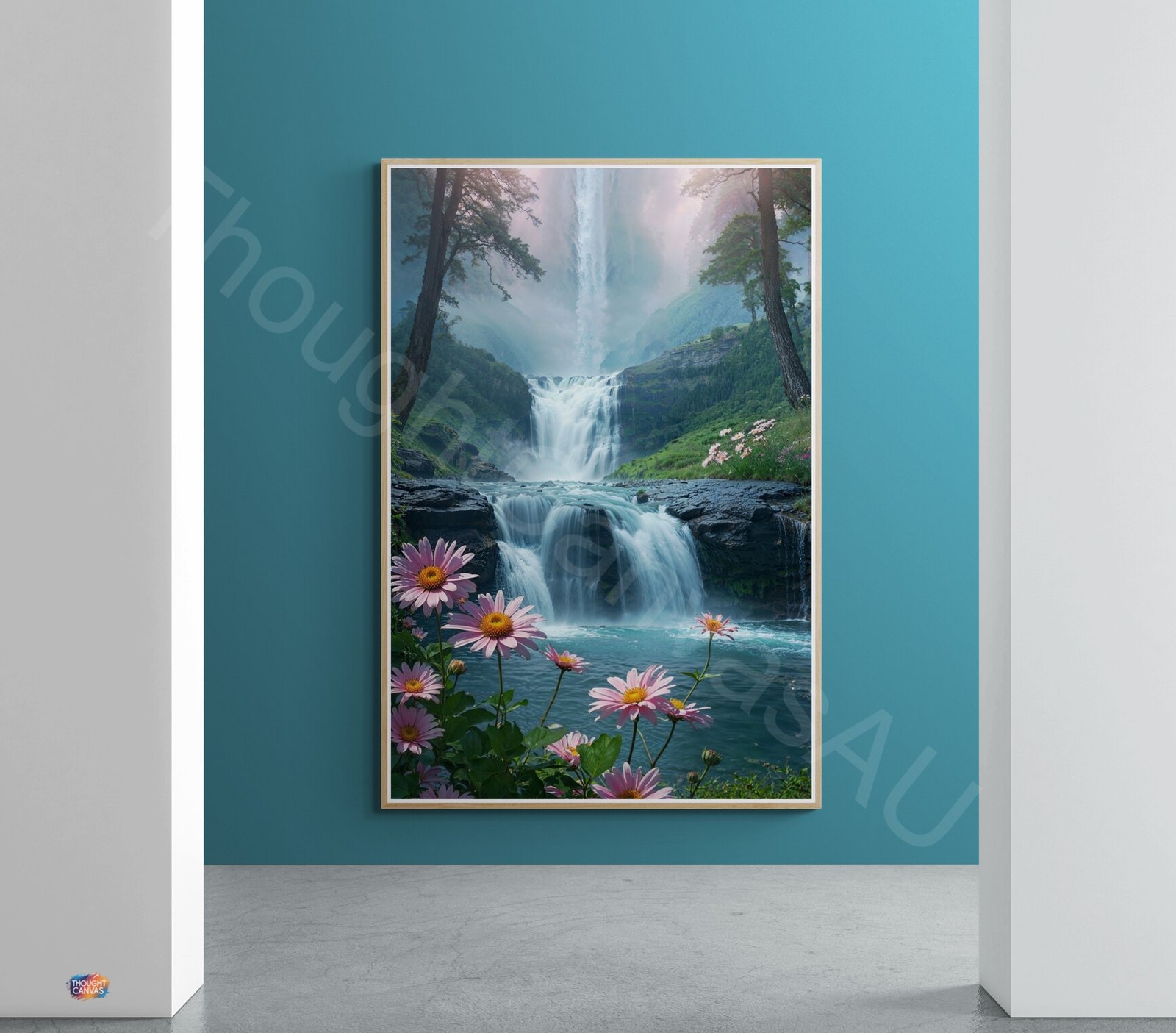 Tranquil Waterfall Art 1 - 1