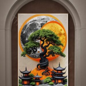 Vibrant Cosmic Tree 1 - 2