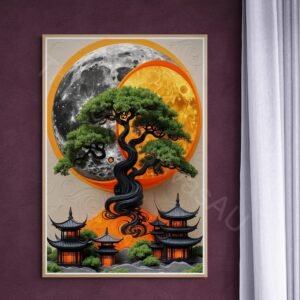 Vibrant Cosmic Tree 1 - 4