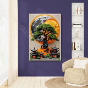 Vibrant Cosmic Tree 1 - 5