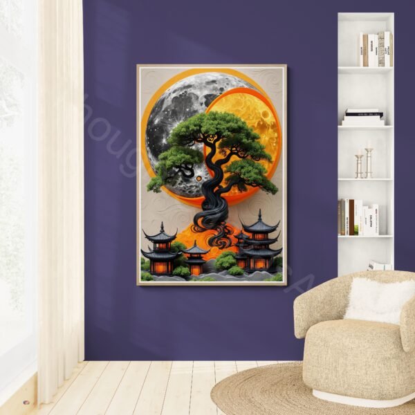 Vibrant Cosmic Tree 1 - 5