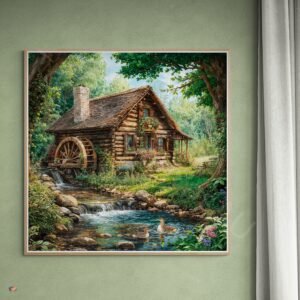 Waterwheel Cabin Print 1 - 3