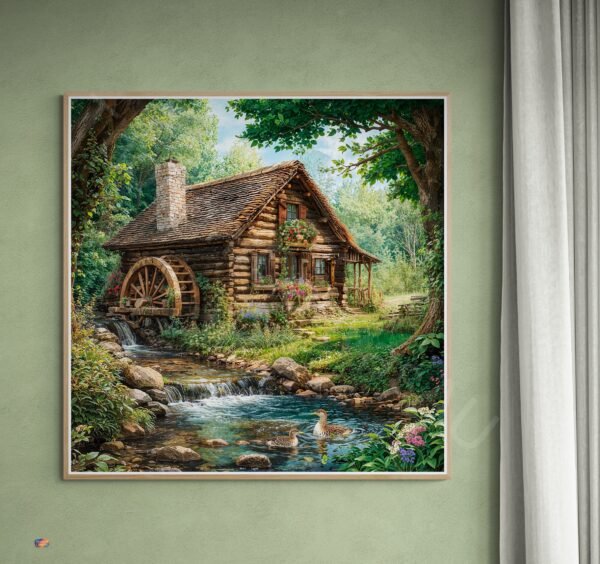 Waterwheel Cabin Print 1 - 3
