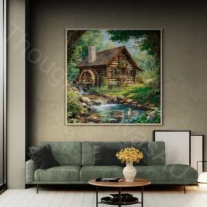 Waterwheel Cabin Print 1 - 5