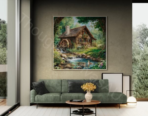 Waterwheel Cabin Print 1 - 5